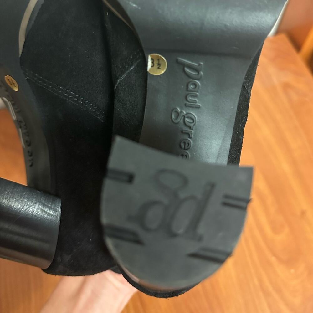Paul Green Black Ankle Boots - Picture 10 of 12
